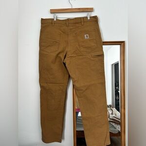 Men’s Carhartt Relaxed Fit 5 Pocket Rugged Flex Canvas Pants 38x34
